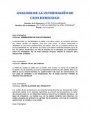 ANALISIS DE LA INFORMACIÓN DE CADA DEBILIDAD HOTEL PLAYA MIRAMAR