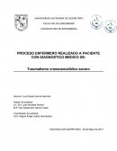 Proceso de atencion de enfermeria a paciente con Trauma cráneo encefálico