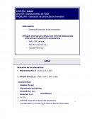 La empresa Gas y Agua, S.A. (GASA)