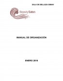 MANUAL DE ORGANIZACIÓN ENERO 2016