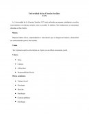 Diseño de organización La Universidad de la Ciencias Sociales UCS