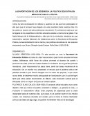 LAS APORTACION DE LOS SEXENIOS A LA POLITICA EDUCATIVA EN MEXICO DE 1920 A LA FECHA