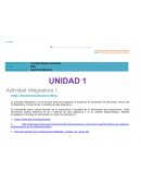 Actividad integradora 1. Unidad 1. Panorama de las adicciones en México