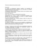 Fecha de los ingresos de las personas morales