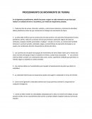 PROCEDIMIENTO DE MOVIMIENTO DE TIERRAS