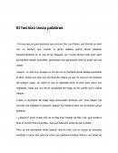 El hechizo lanza palabras