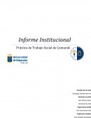 Práctica de Trabajo Social de Comunidad