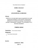 Diseño de un envase óptimo para la exportación de ciruela aguaymanto enlatado a nivel nacional e internacional producido en la ciudad de Huancayo, maximizando el volumen y minimizando el material. Por la empresa “S.A.C. Alimentos saludables”