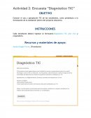 Actividad 2: Encuesta "Diagnóstico TIC"