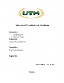 Informe Sobre Expediente Civil Abreviado Honduras