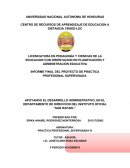 APOYANDO EL DESARROLLO ADMINISTRATIVO, EN EL DEPARTAMENTO DE DIRECCION DEL INSTITUTO OFICIAL “SAN RAFAEL”