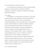 Acta de finiquito de los trabajos del contrato de obra