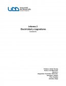 Informe 2 Electricidad y magnetismo “Circuitos RC”