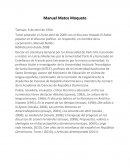 Manuel matos moquete