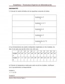 Actividad N°5 Estadística. Calculen la media aritmética de los siguientes conjuntos