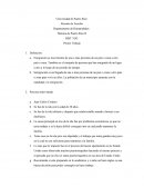 Departamento de Humanidades Historia de Puerto Rico II