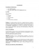 El proceso contencioso administrativo. El procedimiento administrativo