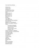 Lista materiales podologia.