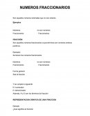LA MATERIA NUMEROS FRACCIONARIOS