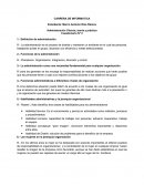 Administración Ciencia, teoría y práctica Cuestionario N° 2