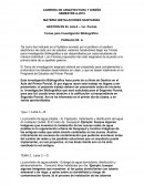 INSTALACIONES SANITARIAS Temas para Investigación Bibliográfica