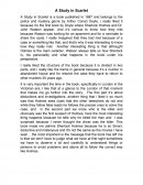 TEMA DE UN ESTUDIA ENE SCARLATA EN INGLÉS