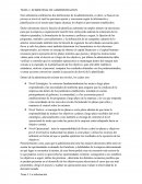 TEMA 2. SUBSISTEMA DE ADMINISTRACION