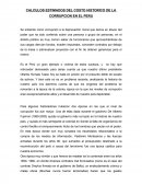 CALCULOS ESTIMADOS DEL COSTO HISTORICO DE LA CORRUPCION EN EL PERU