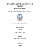 Paciente nacida por parto eutócico en su casa