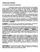 FORMACIÓN HUMANA informes