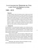 LA ACTUALIDAD DEL SÍNDROME DEL CASI-