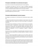 Principio de relatividad en las sentencias de amparo