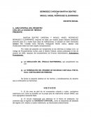 LA TERMINACIÓN DEL RÉGIMEN DE SOCIEDAD CONYUGAL POR EL CUAL CONTRAJIMOS MATRIMONIO.