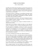 FÁBRICA DE TRASTORNOS