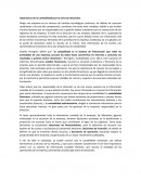 Una gran importancia Importancia de la contabilidad