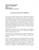 EL LENGUAJE ES EL VÍNCULO DEL PENSAMIENTO