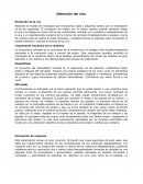 Obtención del vino Recepción de la uva