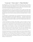 A una rosa, esto es amor y sátira filosófica