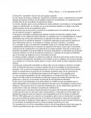 Desarrollo sustentable El desarrollo sustentable: Raíz de una convergencia esperada