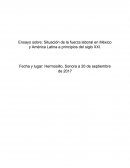 Una Situación de la fuerza laboral en México y América Latina a principios del siglo XXI.