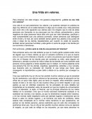 Ensayo sobre Una vida sin valores