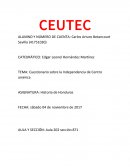 INDEPENDENCIA CUYA INTEGRIDAD HE PROCURADO MANTENER