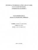 Ejemplo de Un análisis signo simbólico