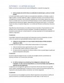 Actividad El sistema de salud