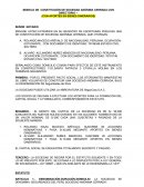 MODELO DE CONSTITUCIÓN DE SOCIEDAD ANÓNIMA CERRADA CON DIRECTORIO –