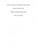 COLEGIO DE CIENCIAS Y HUMANIDADES PLANTEL ORIENTE