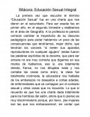 Educacion Sexual Integral Bitácora Modelo