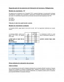 Segunda parte de los ejercicios de Valoración de Acciones y Obligaciones: Modelo de crecimiento “0”