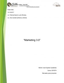 Marketing 3.0. Página 1