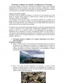 El desastre ecológico en el mundo y su influencia en el Ecuador.